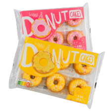 Donutcakes framboos of citroen